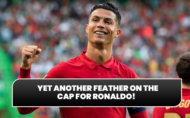 Portugal Superstar Cristiano Ronaldo Creates History Becomes First