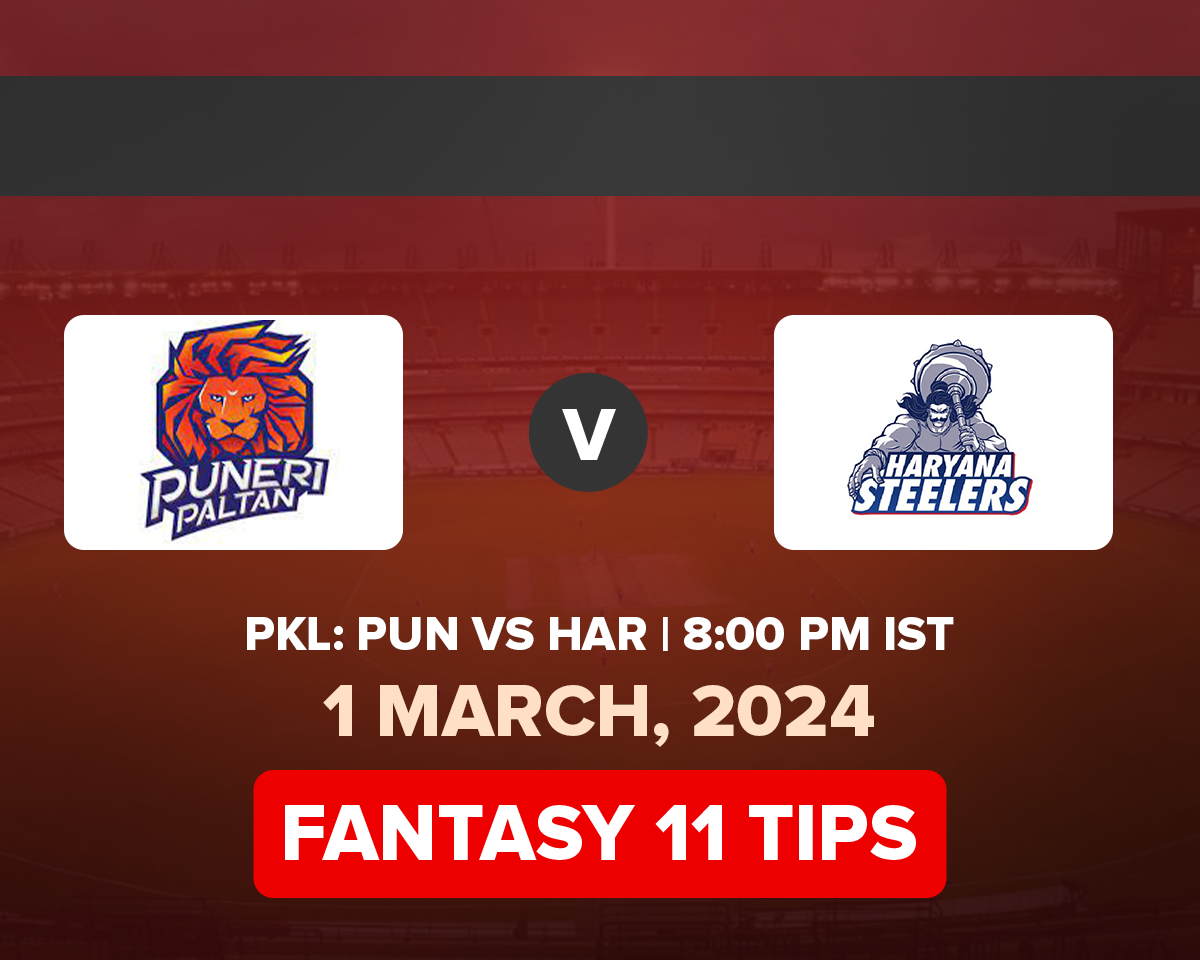 PKL 2023 24 PUN VS HAR Dream 11 Prediction PKL Fantasy Tips Playing