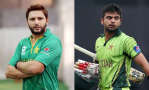 Shahid Afridi and Ahmed Shahzad