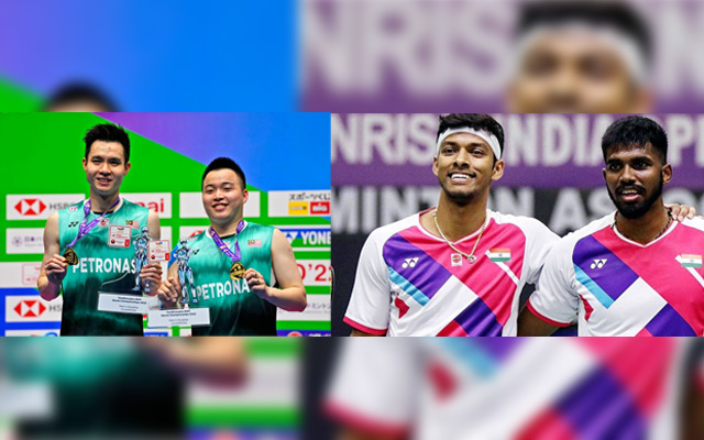 Malaysia and India badminton teams