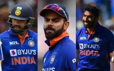 Virat Kohli, Rohit Sharma, Jasprit Bumrah