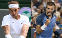 Rafael Nadal and Borna Coric