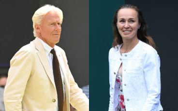 Bjorn Borg and Martina Hingis
