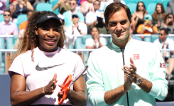 Roger Federer and Serena Williams