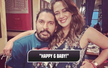 Yuvraj Singh and Hazel Keech (Source - Twitter)