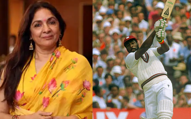 Neena Gupta and Viv Richards 