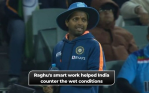 Team India's Sidearm thrower Raghu