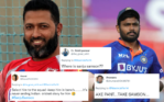 Fans rip apart Wasim Jaffer for excluding Samson in his India's playing XI for 1st ODI against New Zealand