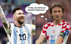 Lionel Messi and Luke Modric