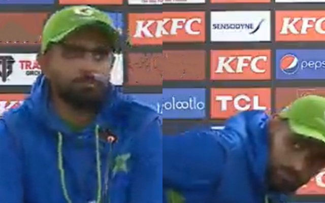 Watch: Babar Azam's ghostly stare at journalist for cheeky claim, walks out of press conference