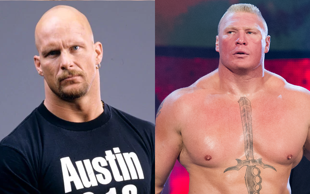 Stone Cold vs Brock Lesnar