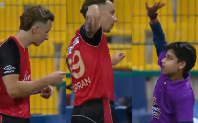 ILT20, Match 12, DV vs GLG: Watch: Tom Curran wins hearts as he gets spotted giving tips to young kid 