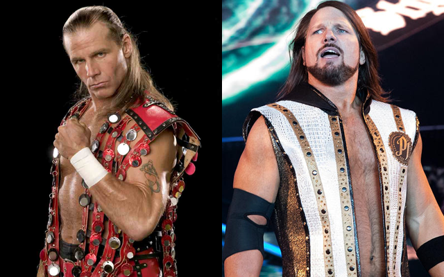 Shawn Michaels vs Aj Styles