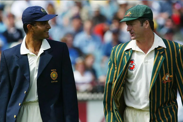 Sourav Ganguly Turning up Late to the Toss