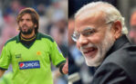 Shahid Afridi, Narendra Modi