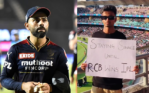 Virat Kohli and a RCB supporter (Source - Twitter)