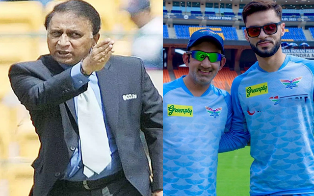 Sunil Gavaskar - Gautam Gambhir and Naveen-ul-Haq