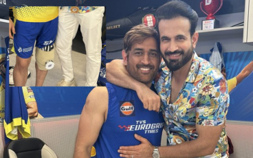 Irfan Pathan with MS Dhoni