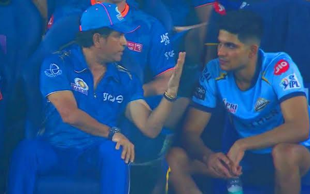 Sachin Tendulkar and Shubman Gill