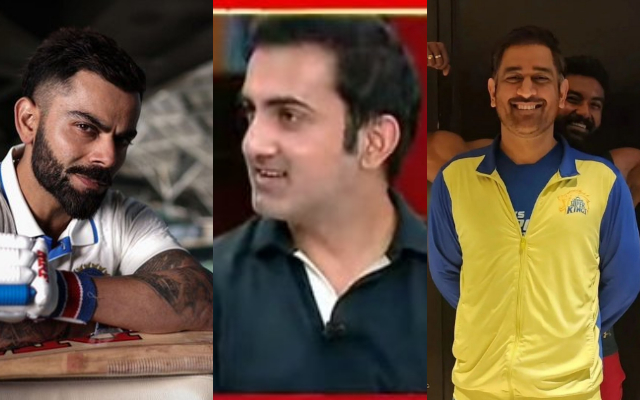 Gautam Gambhir, Virat Kohli and MS Dhoni