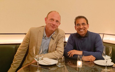 Harsha Bhogle and Peter Drury