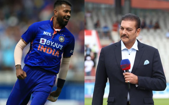 Hardik Pandya and Ravi Shastri