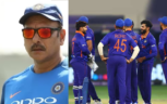 Ravi Shastri and Indian Team