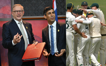 Australia and UK PM (Source - Twitter)