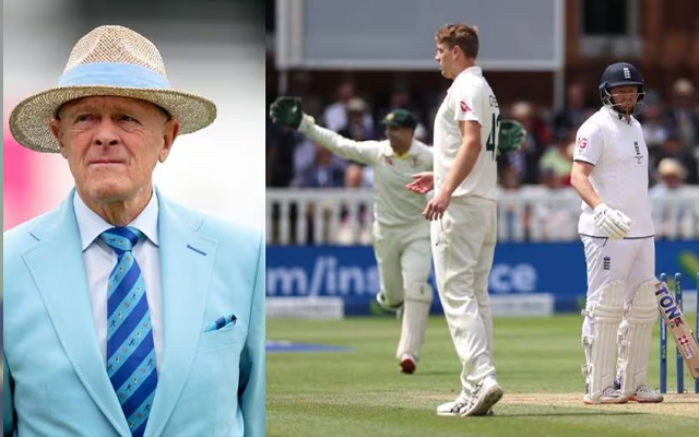 Geoffrey Boycott's reaction on Bairstow's dismissal