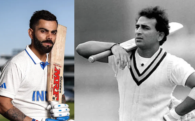 virat kohli and sunil gavaskar
