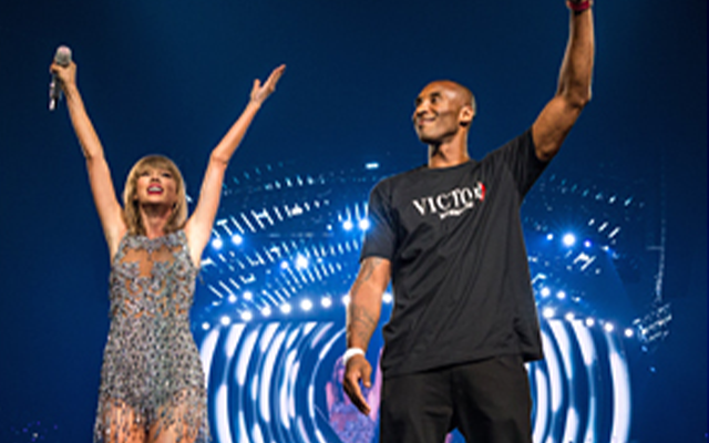 Kobe Bryant and Taylor Swift