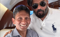 Venkatesh Prasad and Sunil Shetty