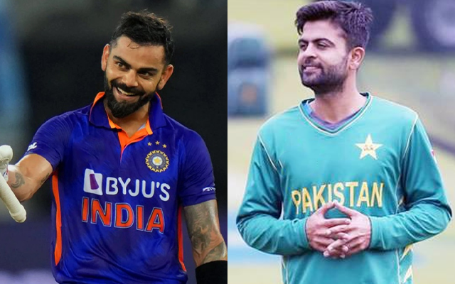 Virat Kohli and Ahmed Shazad cricketers and their lookalikes