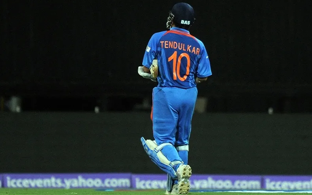 Sachin Tendulkar is one of the greatest batters of all time, and he wore jersey number 10 throughout his career.