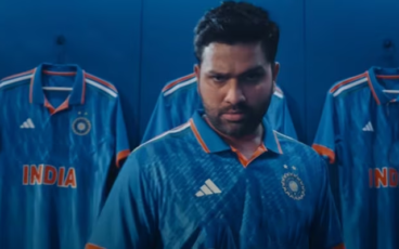 Rohit Sharma in World Cup jersey promo