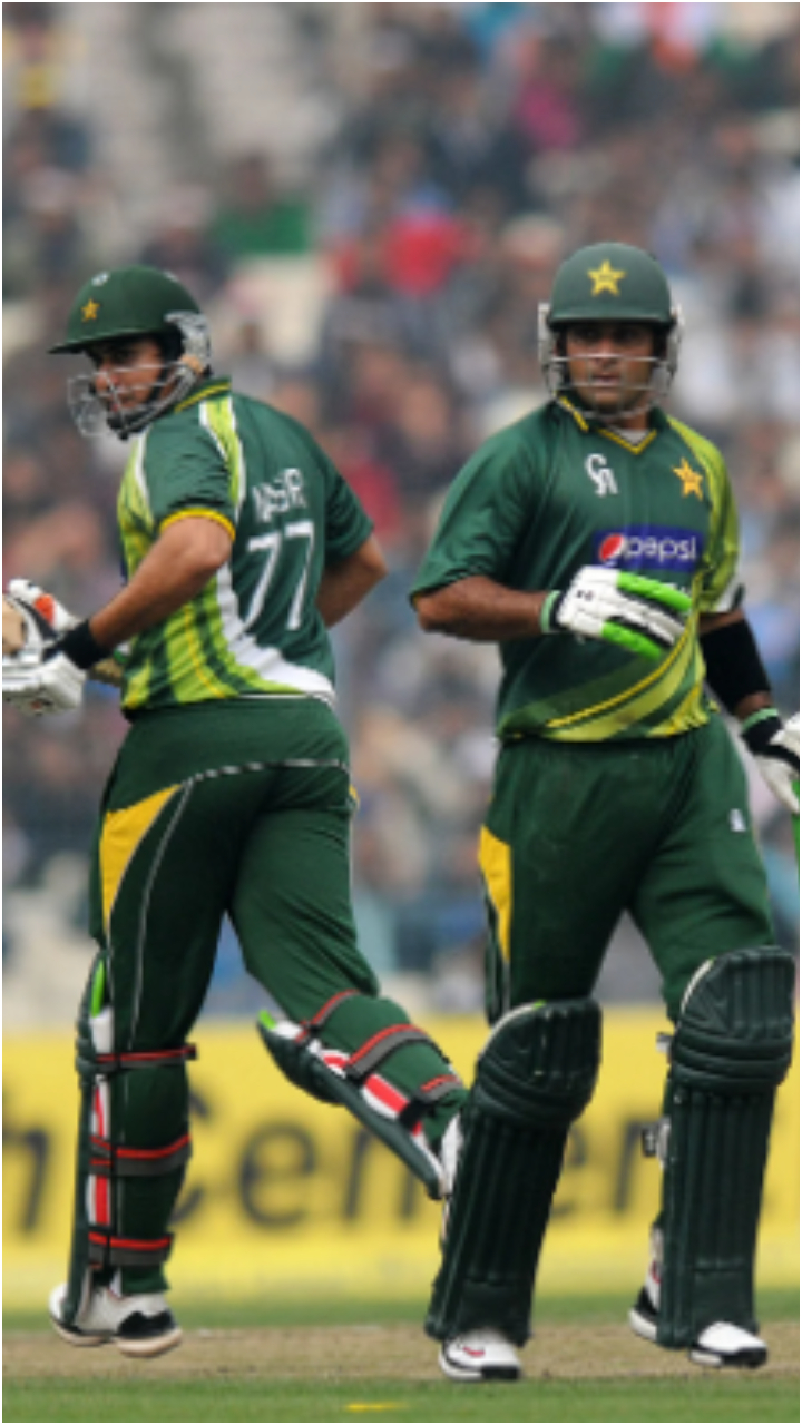   1. Nasir Jamshed and Mohammad Hafeez (224 runs in Mirpur) vs India in 2012