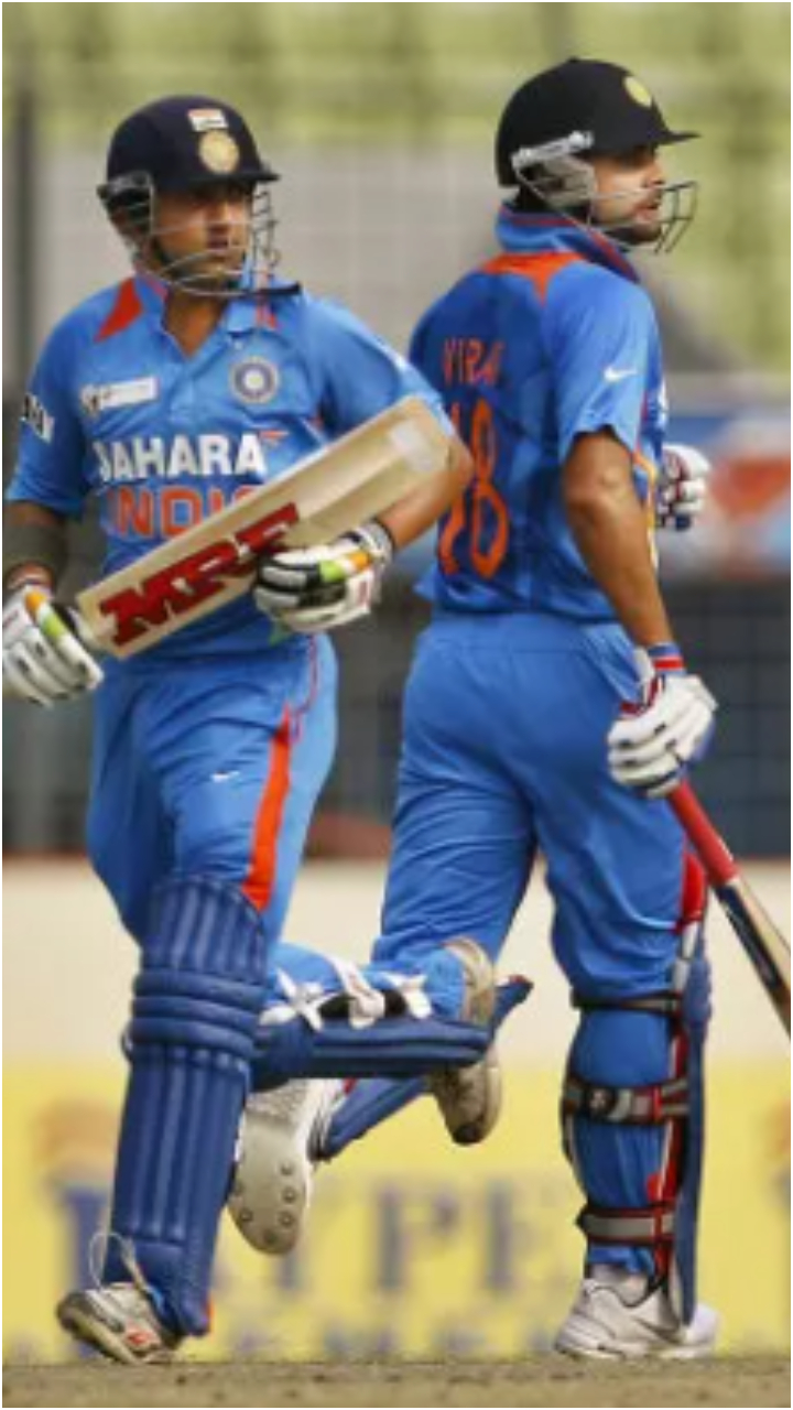  3. Virat Kohli and Gautam Gambhir (205 runs in Mirpur) vs Sri Lanka in 2012