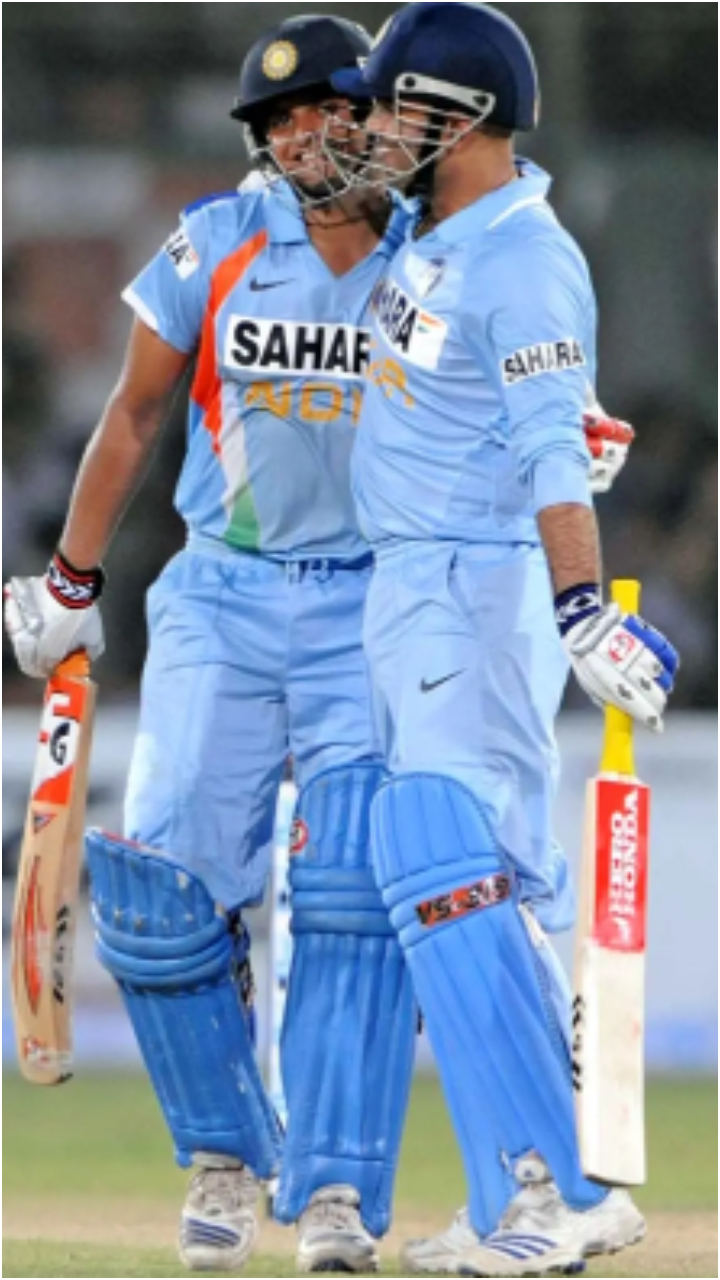  4. Virender Sehwag and Suresh Raina (198 runs in Karachi) against Pakistan in 2008