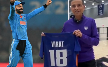 Virat Kohli and Vivek Randive