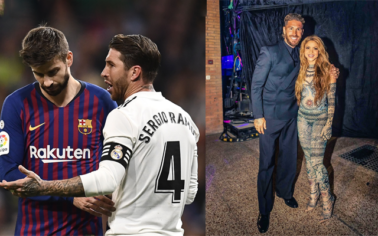 Gerard Pique, Sergio Ramos, Shakira