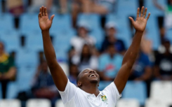 Rabada in Test match against India