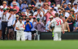 Warner leaves the SCG on Day of the Test match.