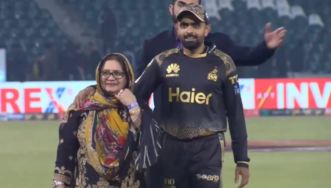 Babar Azam and his Mother