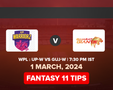 UP-W vs GUJ-W Dream11